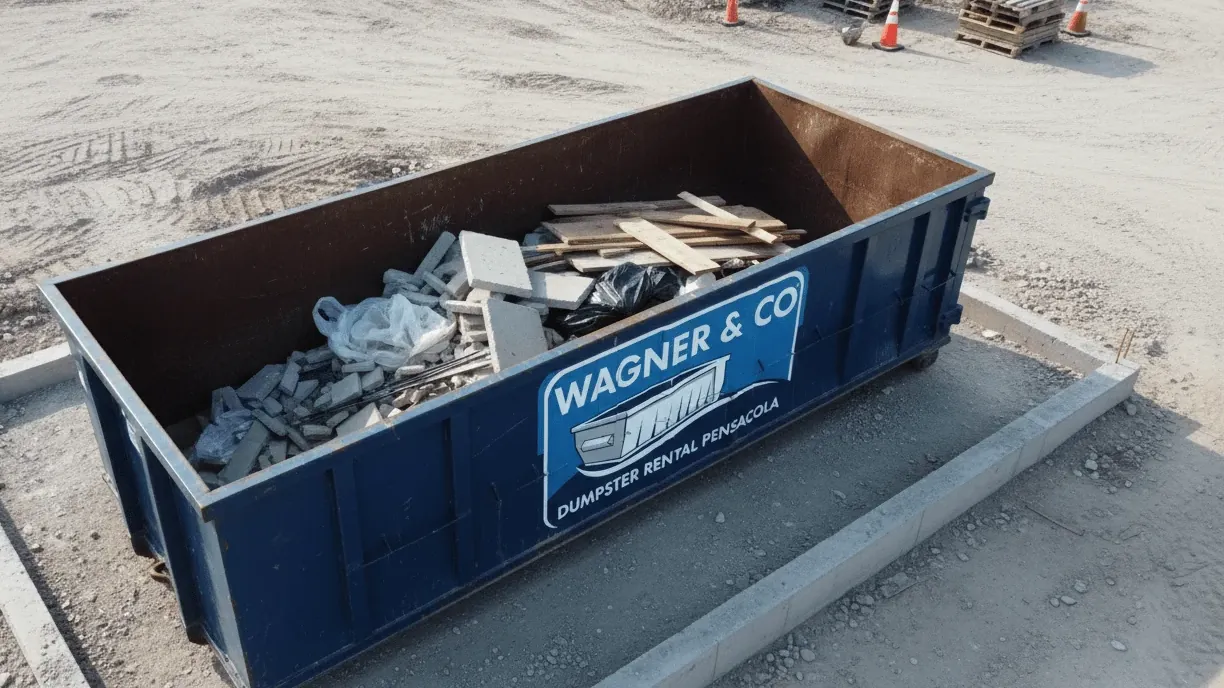 20 Yard Dumpster roll-off container in Pensacola, FL 20 Yard Dumpster roll-off container in Pensacola, FL
