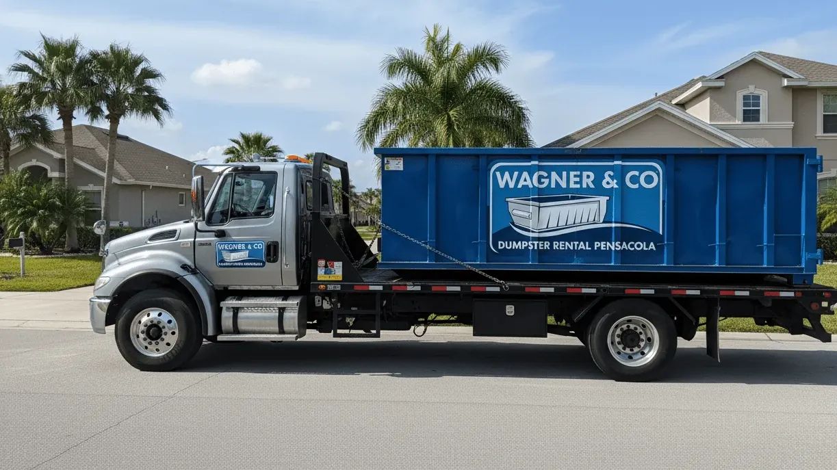 40 Yard Dumpster roll-off container in Pensacola, FL 40 Yard Dumpster roll-off container in Pensacola, FL